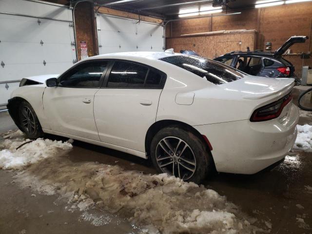 2C3CDXJG9KH653922 - 2019 DODGE CHARGER SXT WHITE photo 2