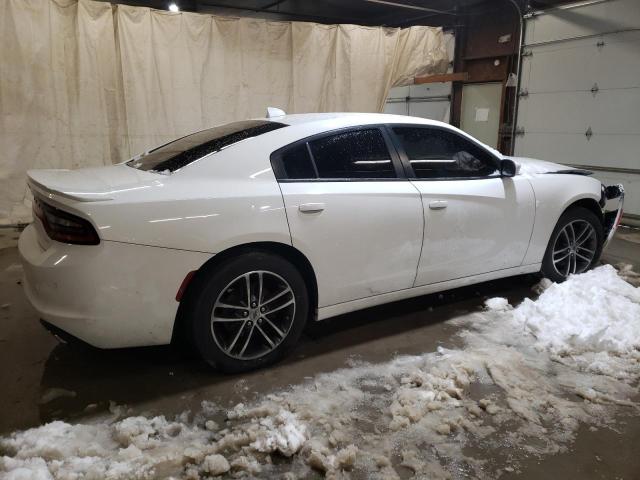 2C3CDXJG9KH653922 - 2019 DODGE CHARGER SXT WHITE photo 3