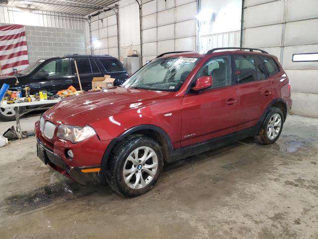 WBXPC9C44AWJ35511 - 2010 BMW X3 XDRIVE30I RED photo 1