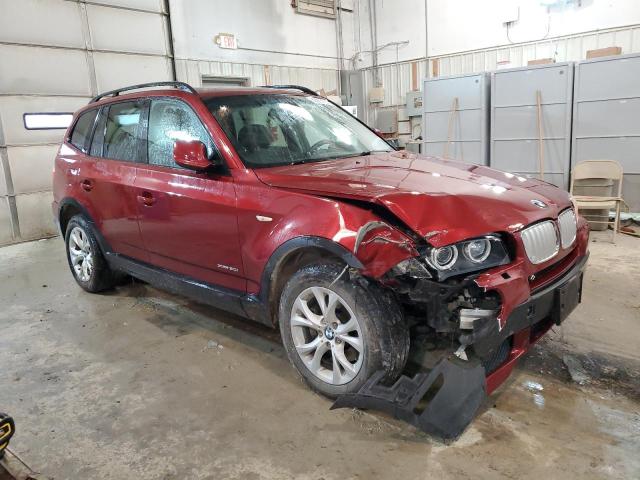 WBXPC9C44AWJ35511 - 2010 BMW X3 XDRIVE30I RED photo 4