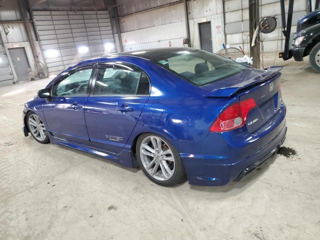 2HGFA55558H705863 - 2008 HONDA CIVIC SI BLUE photo 2