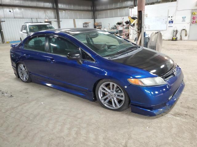 2HGFA55558H705863 - 2008 HONDA CIVIC SI BLUE photo 4