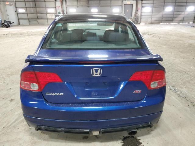 2HGFA55558H705863 - 2008 HONDA CIVIC SI BLUE photo 6