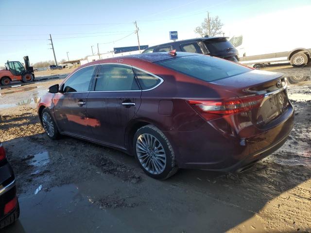 4T1BK1EB2GU213565 - 2016 TOYOTA AVALON XLE BURGUNDY photo 2