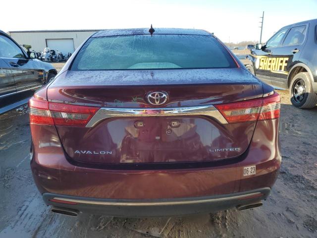 4T1BK1EB2GU213565 - 2016 TOYOTA AVALON XLE BURGUNDY photo 6