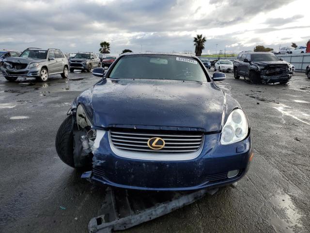 JTHFN48Y230040340 - 2003 LEXUS SC 430 BLUE photo 5