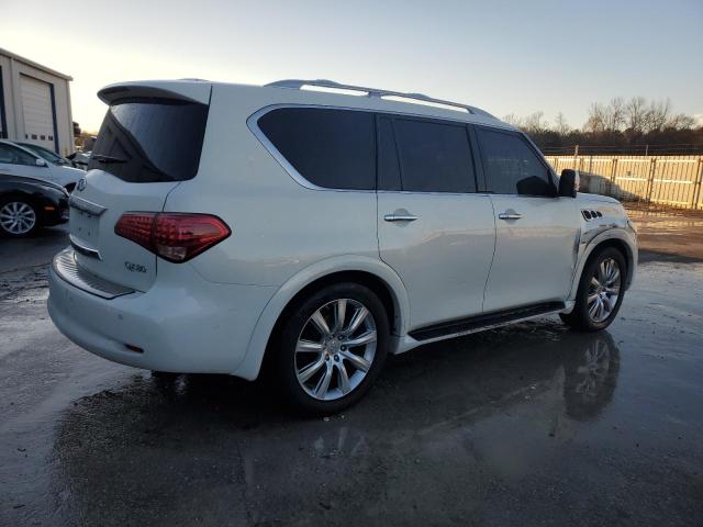 JN8AZ2NF2E9554747 - 2014 INFINITI QX80 WHITE photo 3