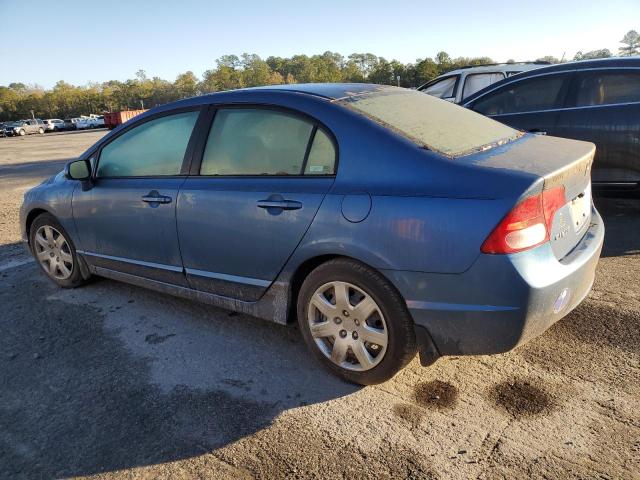 1HGFA15597L140270 - 2007 HONDA CIVIC LX BLUE photo 2