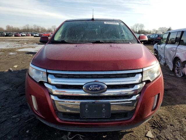 2FMDK3KC2DBA35711 - 2013 FORD EDGE LIMITED RED photo 5