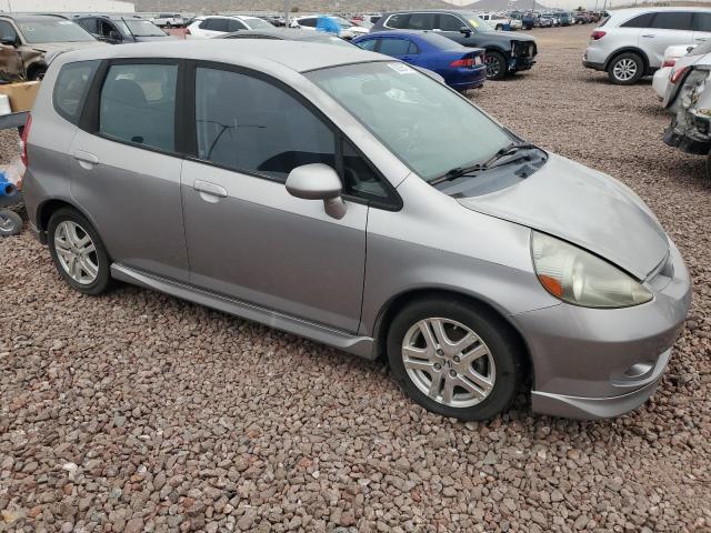 JHMGD37648S003786 - 2008 HONDA FIT SPORT SILVER photo 4