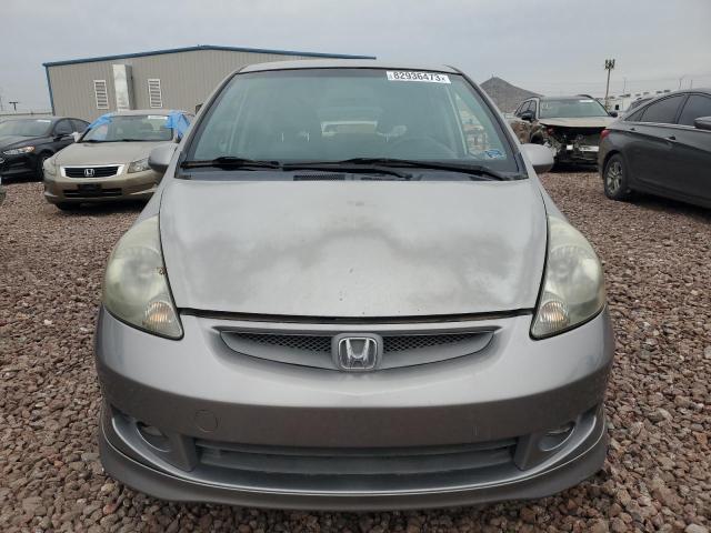 JHMGD37648S003786 - 2008 HONDA FIT SPORT SILVER photo 5