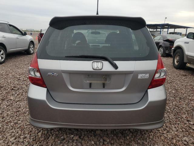 JHMGD37648S003786 - 2008 HONDA FIT SPORT SILVER photo 6