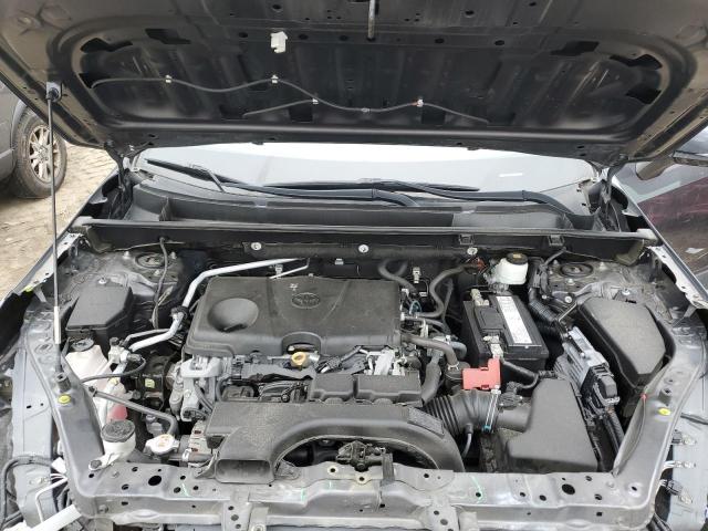 2T3W1RFV0KW012825 - 2019 TOYOTA RAV4 XLE GRAY photo 11