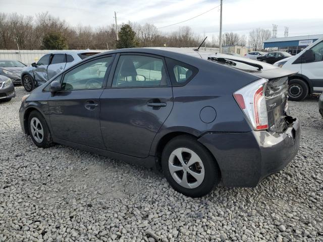 JTDKN3DU5D1625812 - 2013 TOYOTA PRIUS CHARCOAL photo 2