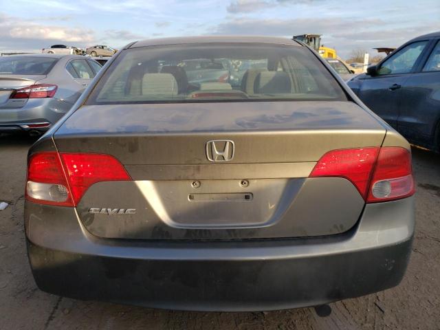 1HGFA16898L060090 - 2008 HONDA CIVIC EX GRAY photo 6