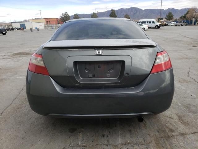 2HGFG12689H514881 - 2009 HONDA CIVIC LX GRAY photo 6