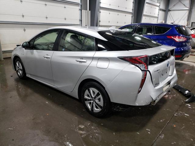 JTDKBRFU1H3045993 - 2017 TOYOTA PRIUS SILVER photo 2