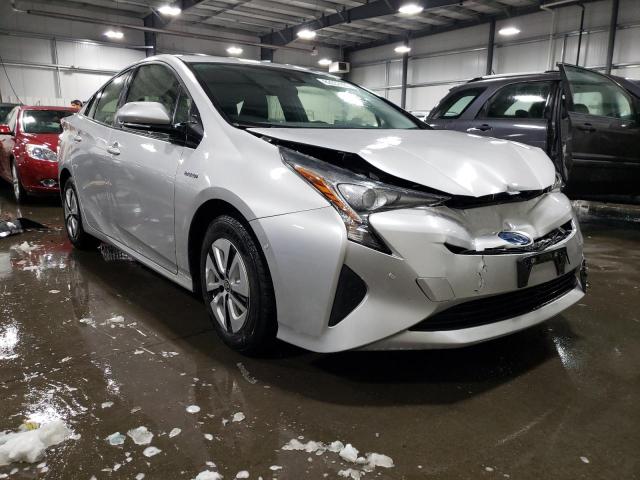 JTDKBRFU1H3045993 - 2017 TOYOTA PRIUS SILVER photo 4