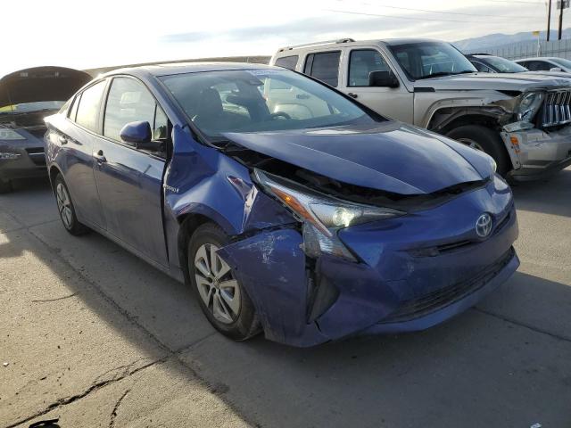 JTDKARFU5J3068413 - 2018 TOYOTA PRIUS BLUE photo 4