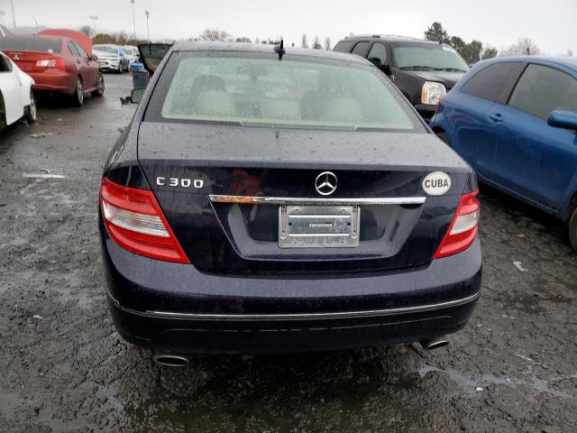 WDDGF5EB2AR098360 - 2010 MERCEDES-BENZ C 300 BLUE photo 6