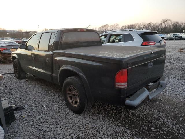 1D7HL38K14S781161 - 2004 DODGE DAKOTA QUAD SPORT BLACK photo 2