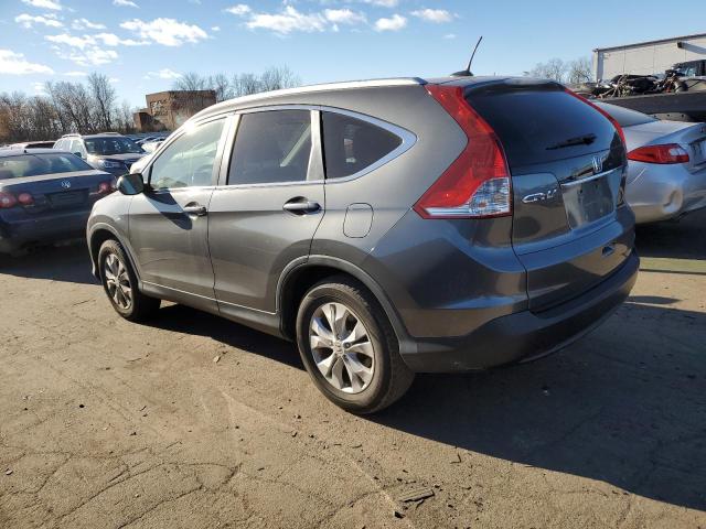 2HKRM4H73DH607054 - 2013 HONDA CR-V EXL GRAY photo 2