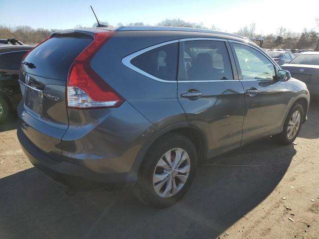 2HKRM4H73DH607054 - 2013 HONDA CR-V EXL GRAY photo 3