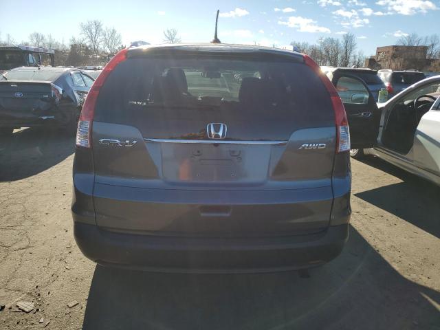 2HKRM4H73DH607054 - 2013 HONDA CR-V EXL GRAY photo 6