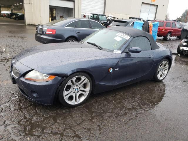 4USBT53544LU07578 - 2004 BMW Z4 3.0 BLUE photo 1