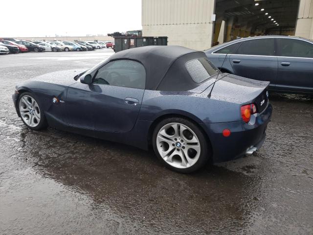 4USBT53544LU07578 - 2004 BMW Z4 3.0 BLUE photo 2