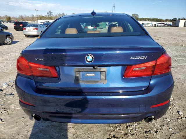 WBAJA7C55KWW41899 - 2019 BMW 530 XI BLUE photo 6