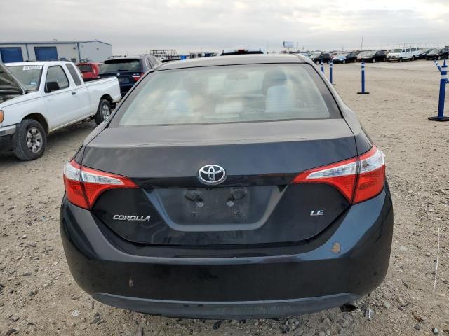 2T1BURHEXEC026443 - 2014 TOYOTA COROLLA L BLACK photo 6