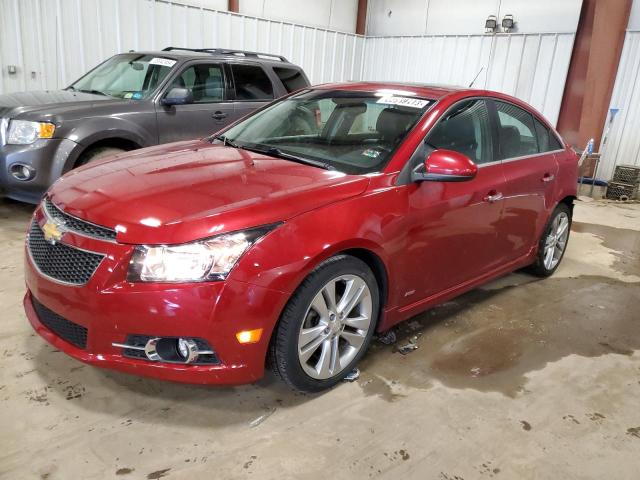 1G1PG5SB3E7257912 - 2014 CHEVROLET CRUZE LTZ RED photo 1