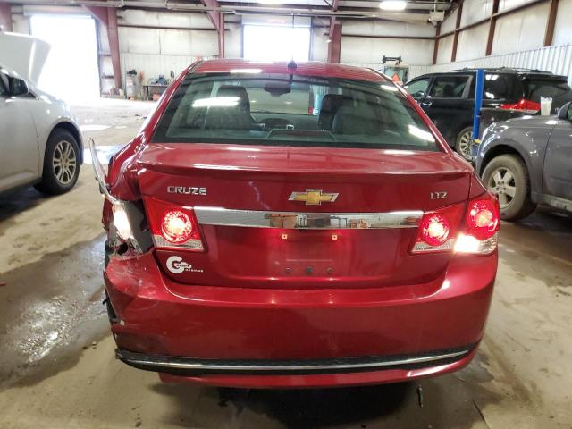 1G1PG5SB3E7257912 - 2014 CHEVROLET CRUZE LTZ RED photo 6