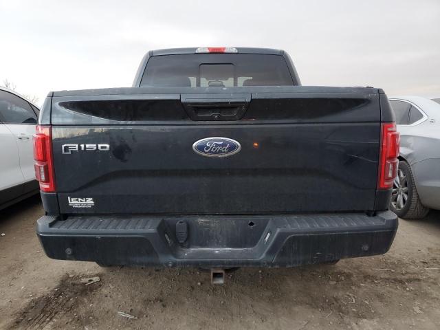 1FTEW1EG4FFC95772 - 2015 FORD F150 SUPERCREW BLACK photo 6