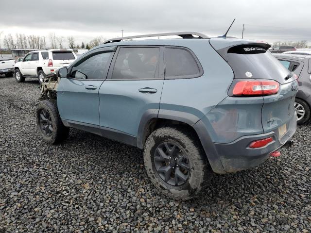 1C4PJMBS8FW699675 - 2015 JEEP CHEROKEE TRAILHAWK GRAY photo 2