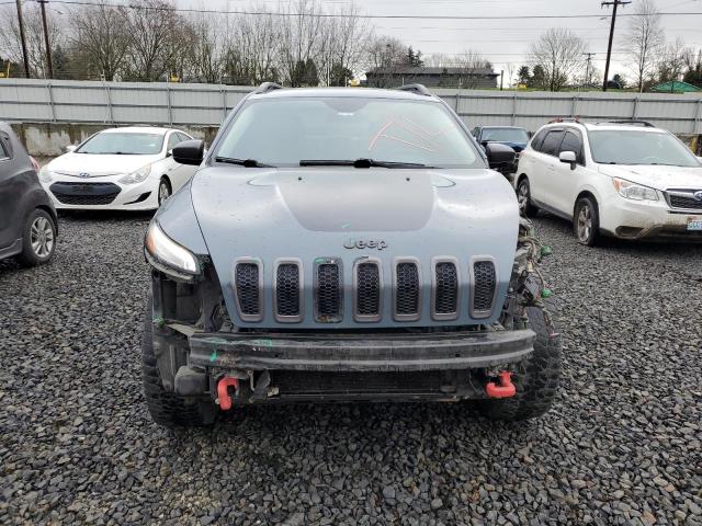 1C4PJMBS8FW699675 - 2015 JEEP CHEROKEE TRAILHAWK GRAY photo 5
