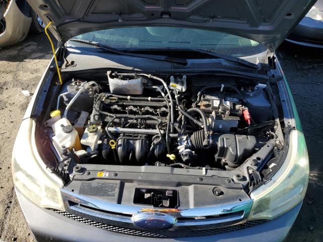 1FAHP35N59W148326 - 2009 FORD FOCUS SE GRAY photo 11