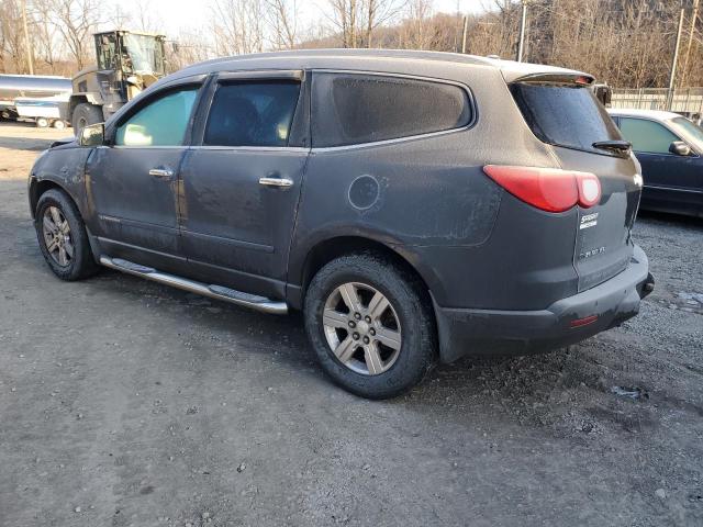 1GNEV23D99S127808 - 2009 CHEVROLET TRAVERSE LT BLACK photo 2