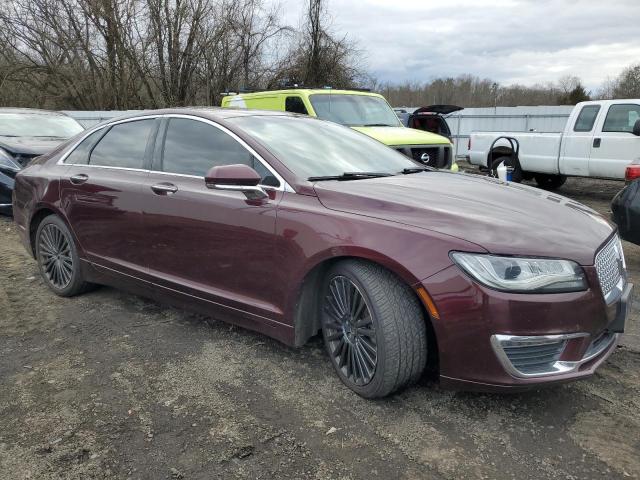 3LN6L5MU6HR665892 - 2017 LINCOLN MKZ HYBRID RESERVE BURGUNDY photo 4