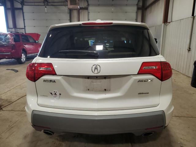 2HNYD28229H519739 - 2009 ACURA MDX WHITE photo 6