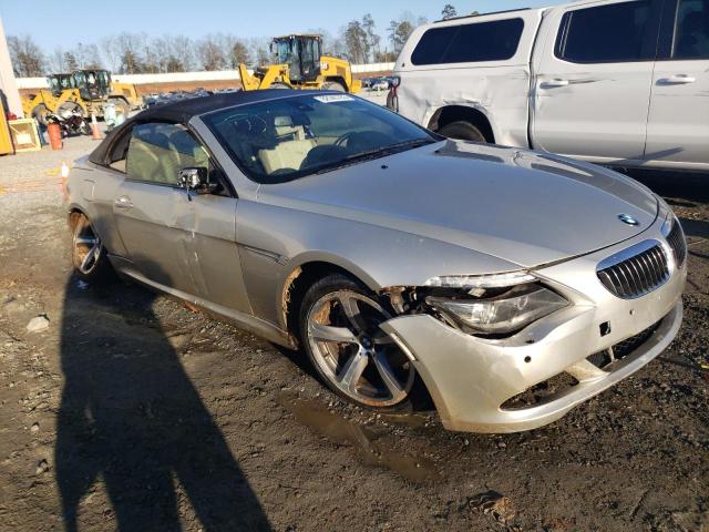 WBAEB53518CX63754 - 2008 BMW 650 I SILVER photo 4