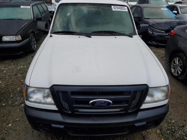 1FTYR10D39PA64703 - 2009 FORD RANGER WHITE photo 5