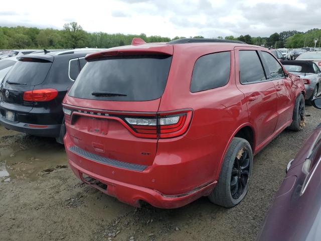 1C4RDHDG8LC324981 - 2020 DODGE DURANGO GT RED photo 3