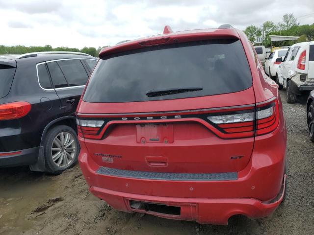 1C4RDHDG8LC324981 - 2020 DODGE DURANGO GT RED photo 6