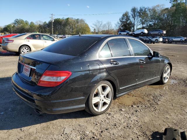 WDDGF5EB1BA458685 - 2011 MERCEDES-BENZ C 300 BLACK photo 3