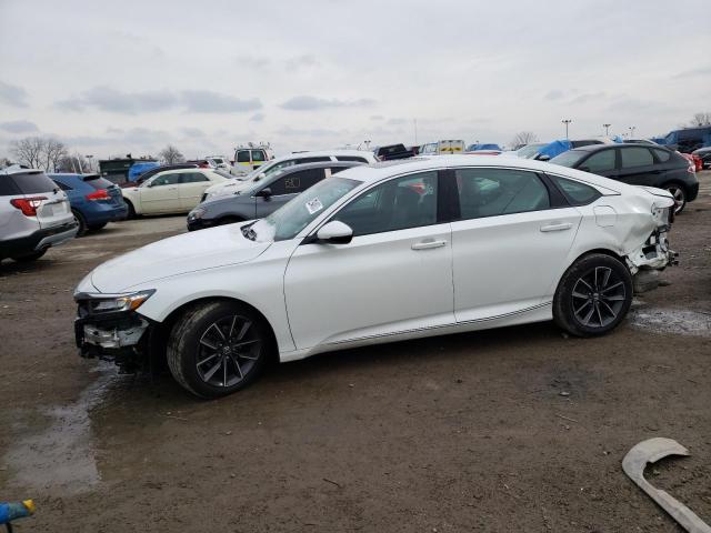 1HGCV1F50MA058358 - 2021 HONDA ACCORD EXL WHITE photo 1