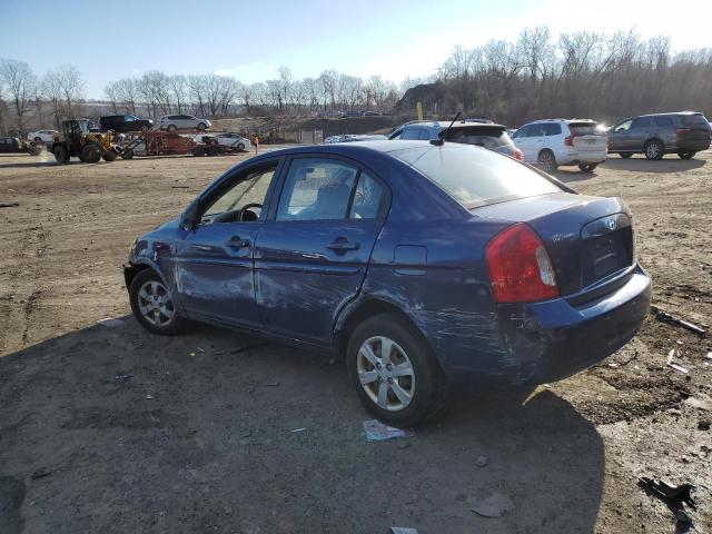 KMHCN4AC5BU610577 - 2011 HYUNDAI ACCENT GLS BLUE photo 2