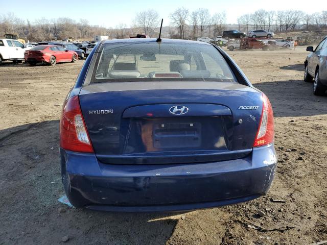 KMHCN4AC5BU610577 - 2011 HYUNDAI ACCENT GLS BLUE photo 6