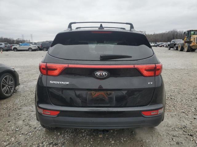 KNDPNCAC7H7252759 - 2017 KIA SPORTAGE EX BLACK photo 6